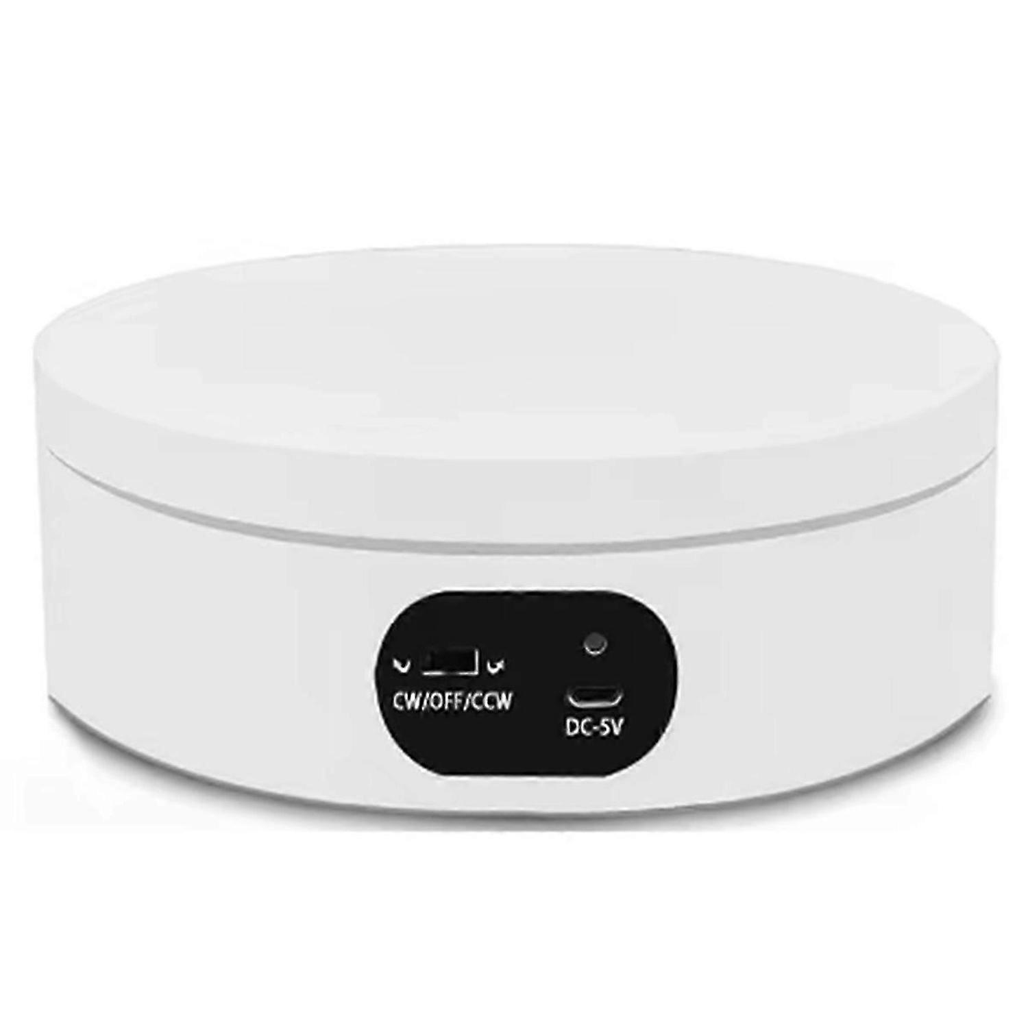 Rotating Display Stand 360 Degree Automatic Mute Rotating Turntable Spinner for Photography Jewelry