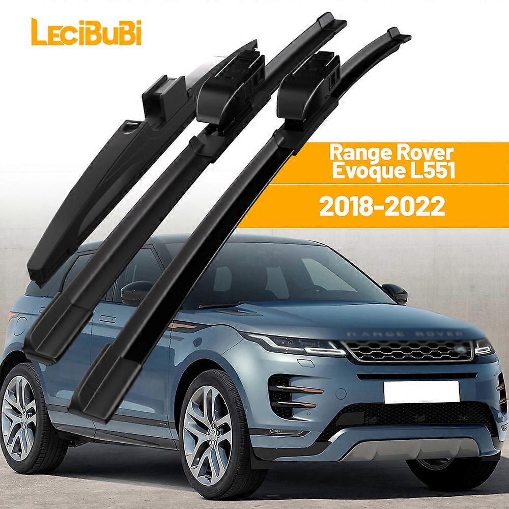 For Land Rover Range Rover Evoque L551 2018-2022 1set Front & Rear Windshield Wiper Blades Windscreen Wipers 2019 2020 2021