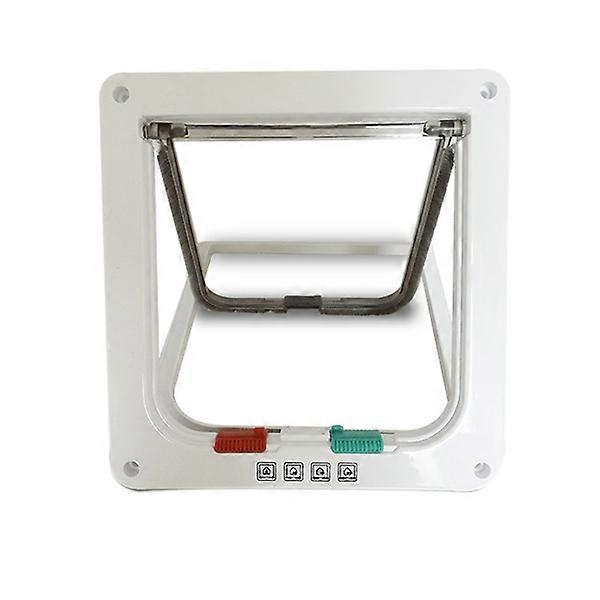 Lockable Cat Door Magnetic Flap for Secure Pet Entry