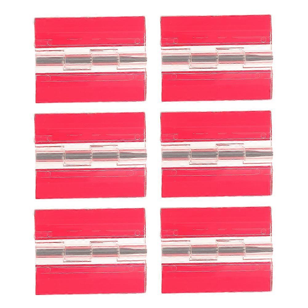 Small Hinges Acrylic Hinge Replacement for DIY Use 24Pcs Strong Adhesive