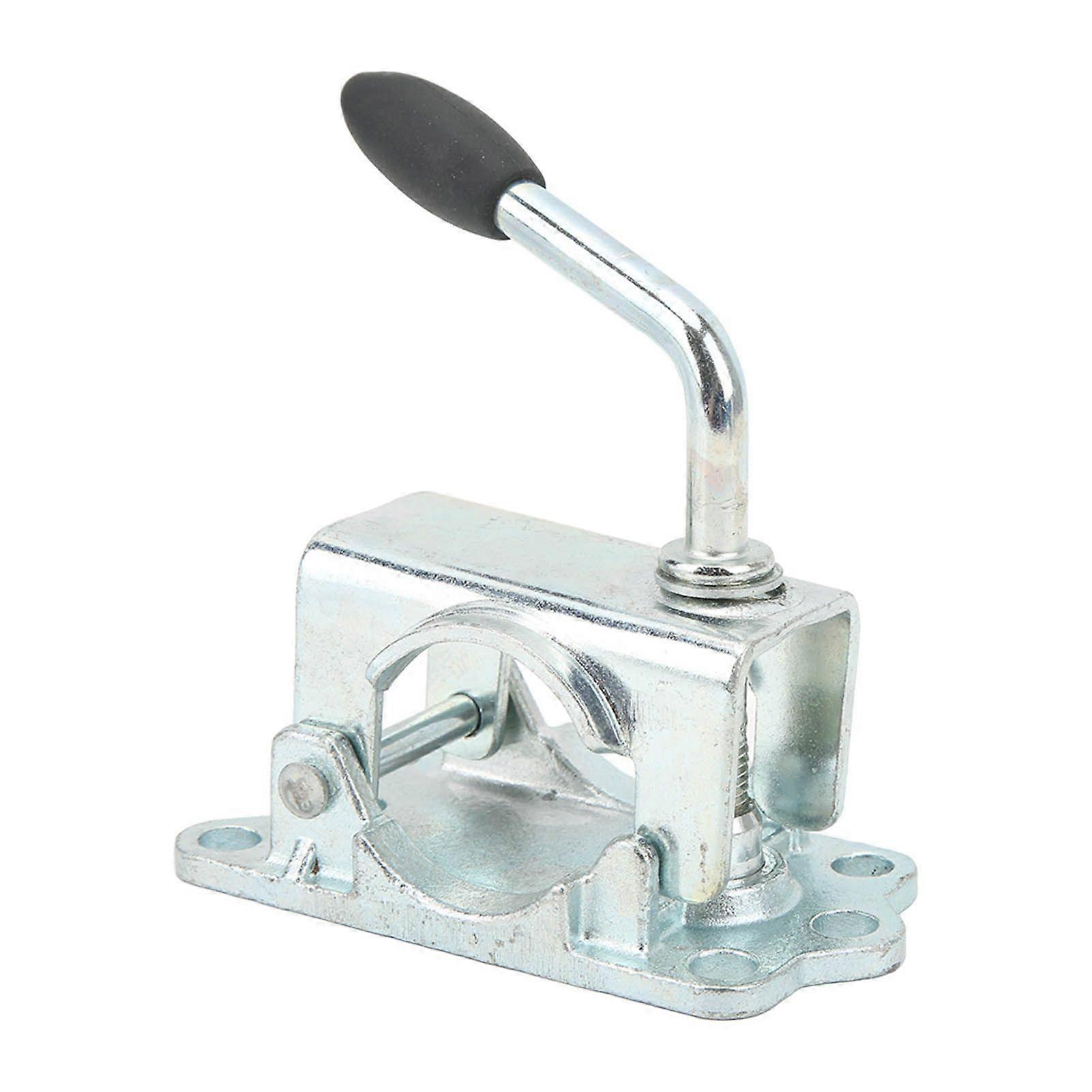 Cast Clamp Galvanized Iron Trailer Wheel Prop Stands Jack Split Cast Clamp for 48mm Pipe Diameter