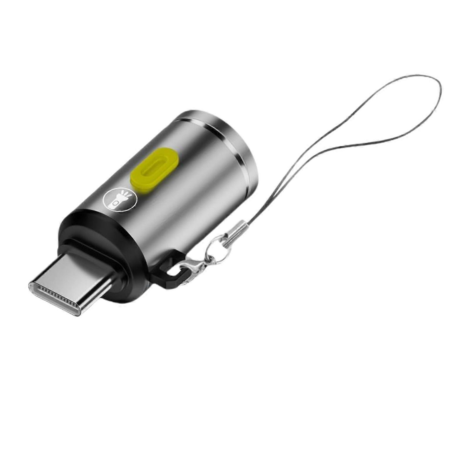 Portable Type C Flashlight Brightness LED Torch Compact Outdoor Light For Camping And Hiking