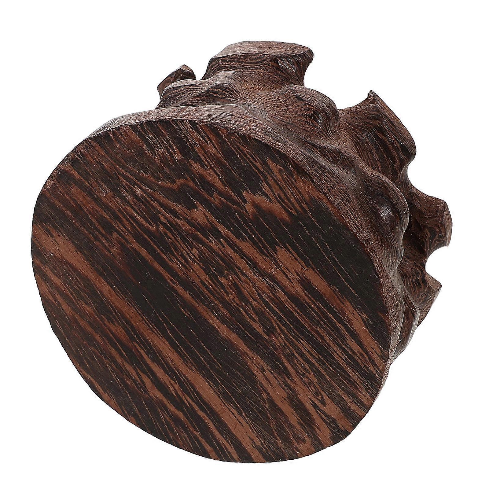 Wood Flower Pot Stand for Bonsai Display 3Pcs Round Wooden Base