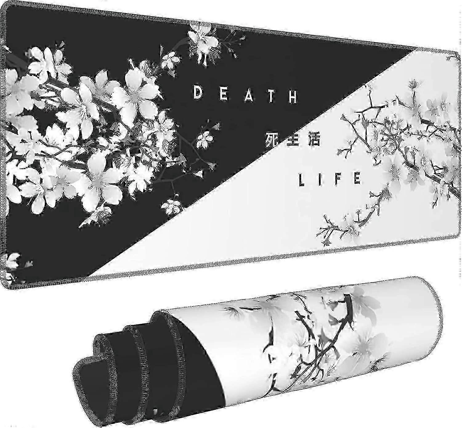 Cherry Blossom Mouse Pad: Sakura Design With Non-slip Rubber Base - Stylish Desk Mat - xinxx
