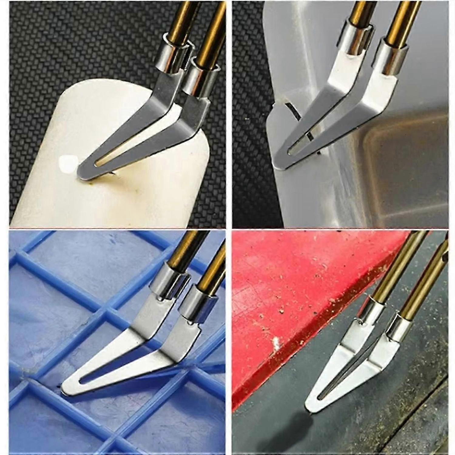 10pcs Smooth Heads for Plastic Welding Tool 45 Degree Elbow Smoothing Heads Welding Tips Soldering R