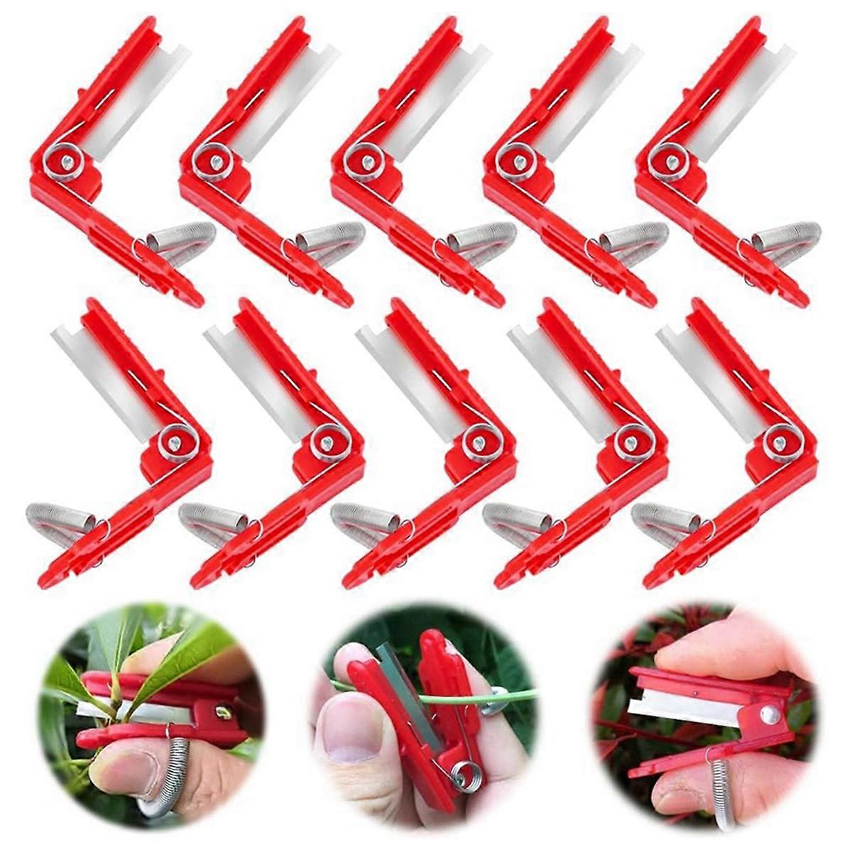 Thumb Pruners Thumb picker, vegetable picking tool,(red)