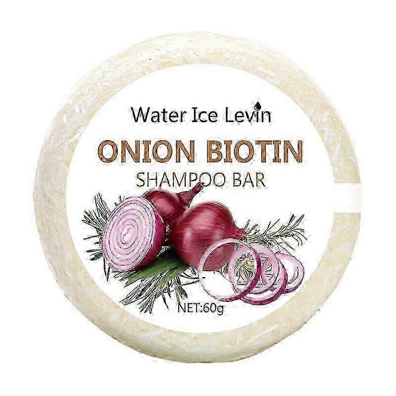 1-3Pcs Onion Biotin Shampoo Bar Soap, Moisturizing & Soothing For All Hair Types myi