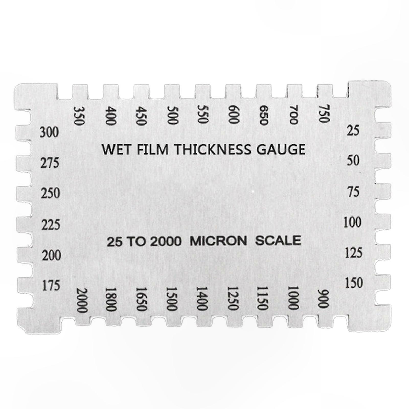 25-3000um Thickness Gauge High Precision Hexagon Wet Film Comb Accuracy 0.05mm