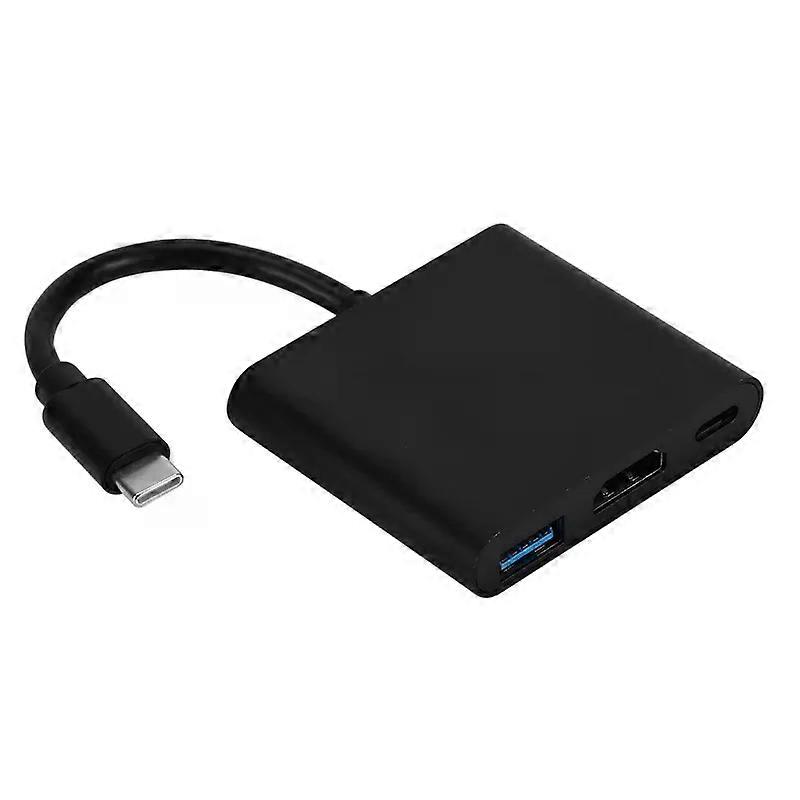 3 IN 1 USB C Docking Station USB C HUB Type C to HDMI Adapter 40K30Hz Extension Cable USB 3.0 Converter for PC Laptop Macbook Pr