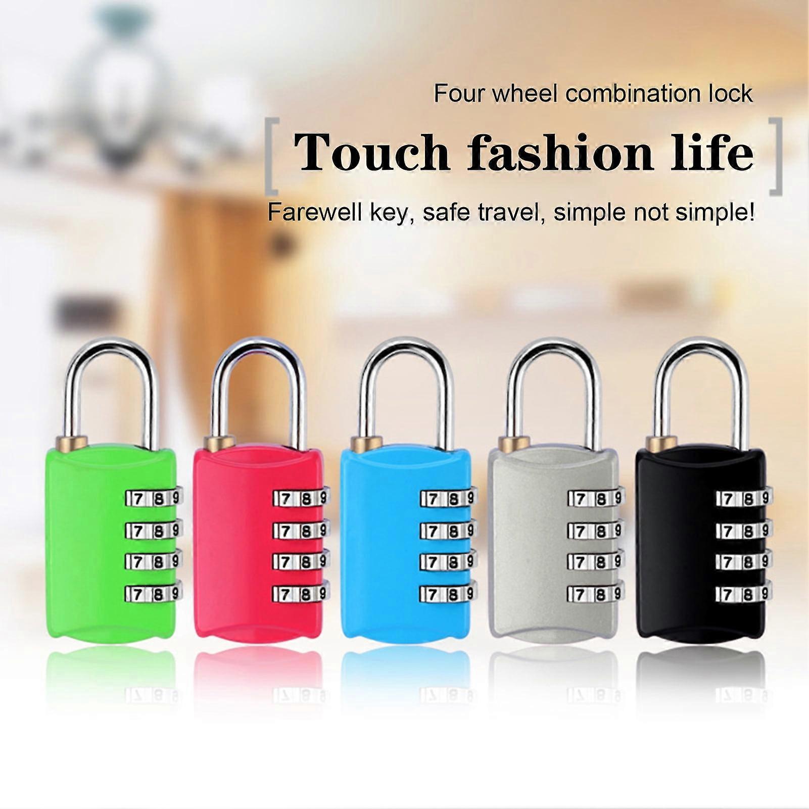 XM Culture Practical Anti-rust Password Lock Stable Multi-use Metal Safety Lock for Home