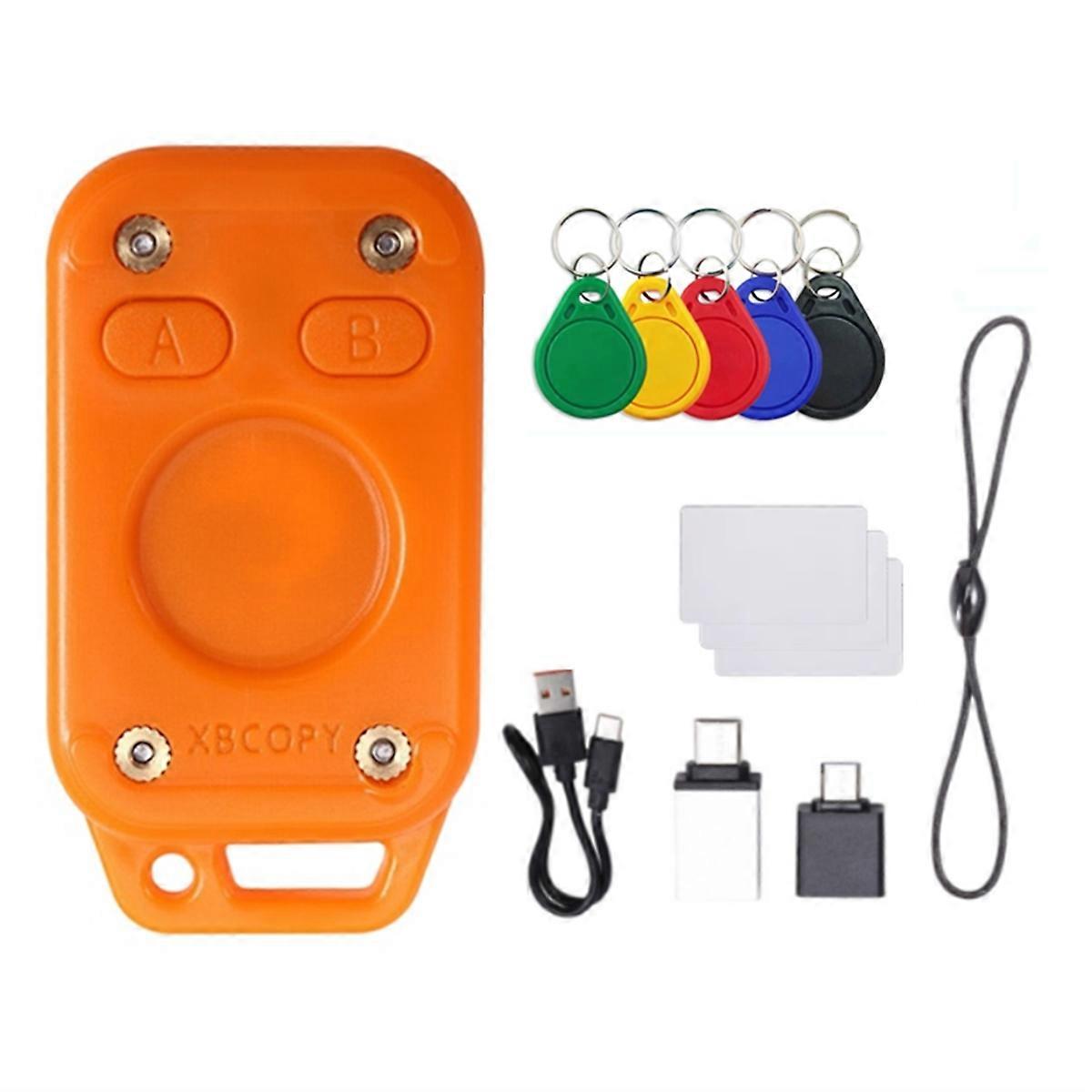 Restart Chameleon V2.0 RFID Emulator 125Khz 13.56Mhz Reader 5UID Keychain+3CUID White Card Chameleo