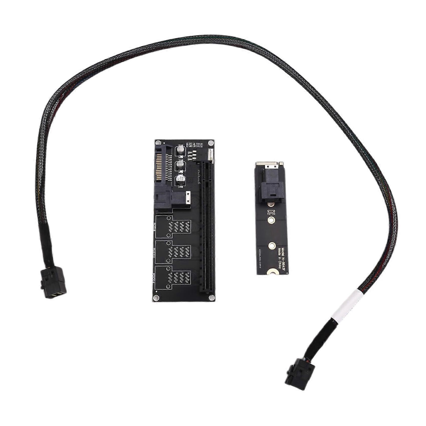 NVMe M.2 NGFF to PCIe 3.0 X4 X16 Riser Card for External Video Card Graphics Card NVME to PCI Express X16 Riser Board