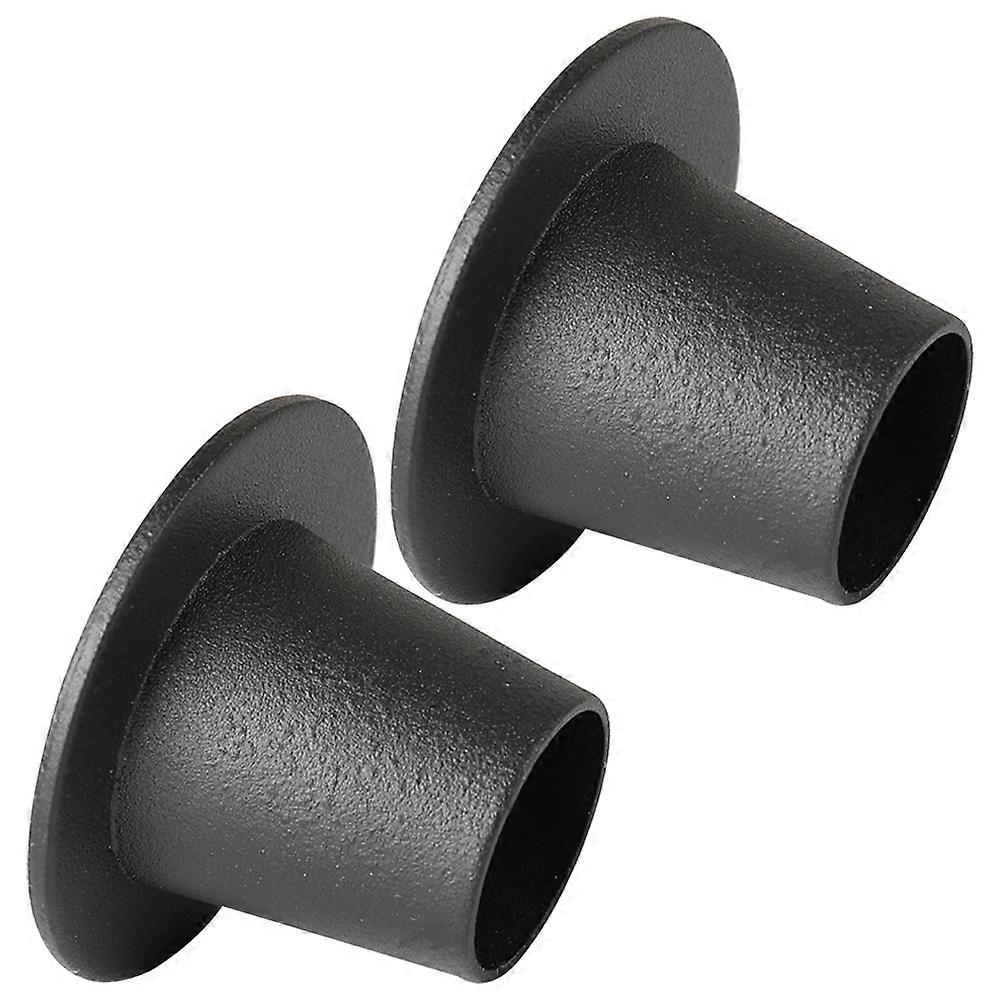 4 Pcs Black Candle Holders Small Candle Holder For Table Centerpiece Evening Party Retro Style Create Romantic Atmosphere 5.5X5.5X2.5CM