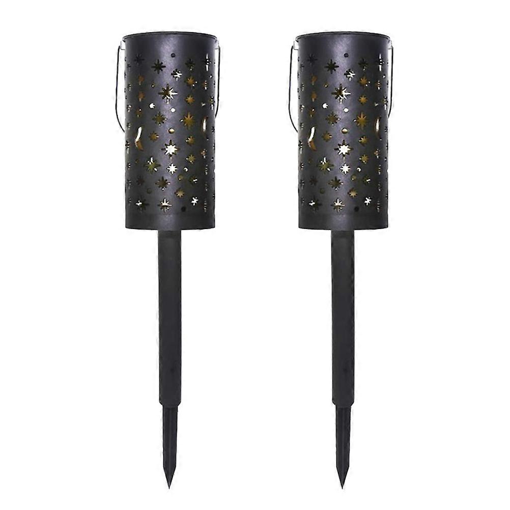 Solar Powered Decorative Projection Lamp for Lawn Lighting Use 2Pcs