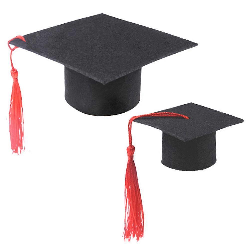 Small Pet Hat Bachelor Hats for 2Pcs Guinea Pig Photo Prop Accessory