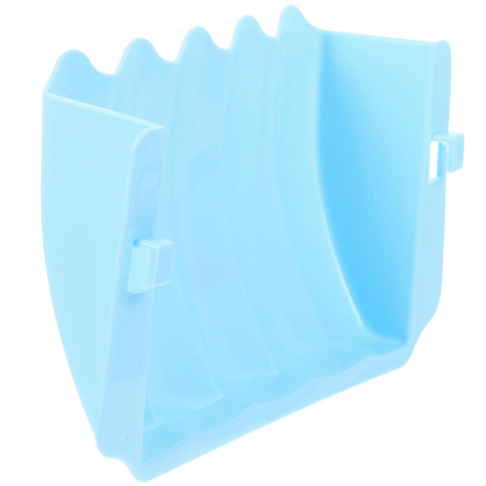Blue Small Pet Feeder Rabbit Hay Rack for Feeding 4Pcs Set
