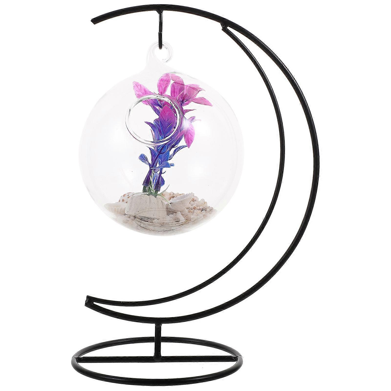 Household Aquarium Tank Desktop Betta Tank for Storage 4Pcs Multi-Function