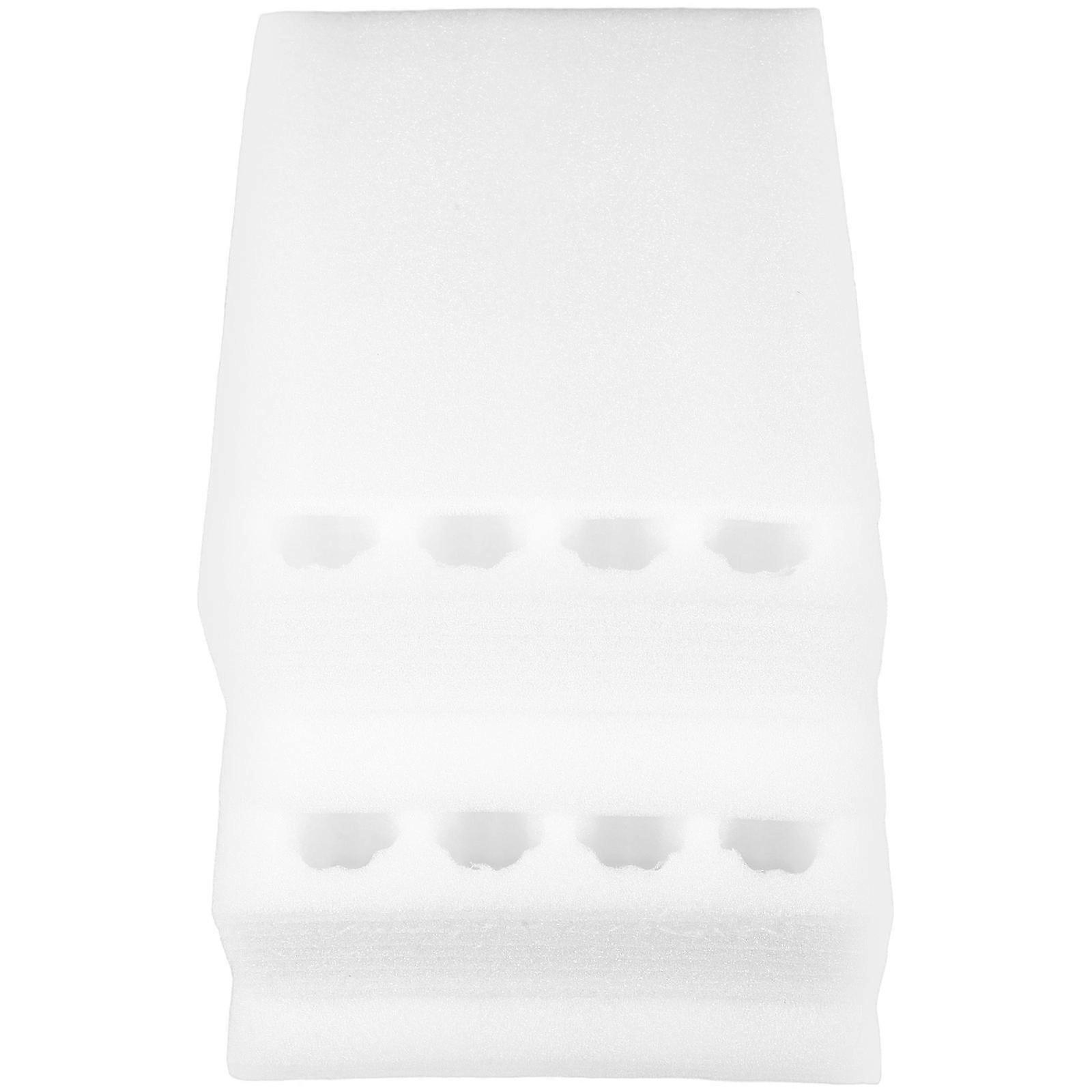 Foam Egg Tray Chicken Egg Cartons for Storage 2Sets White Holder