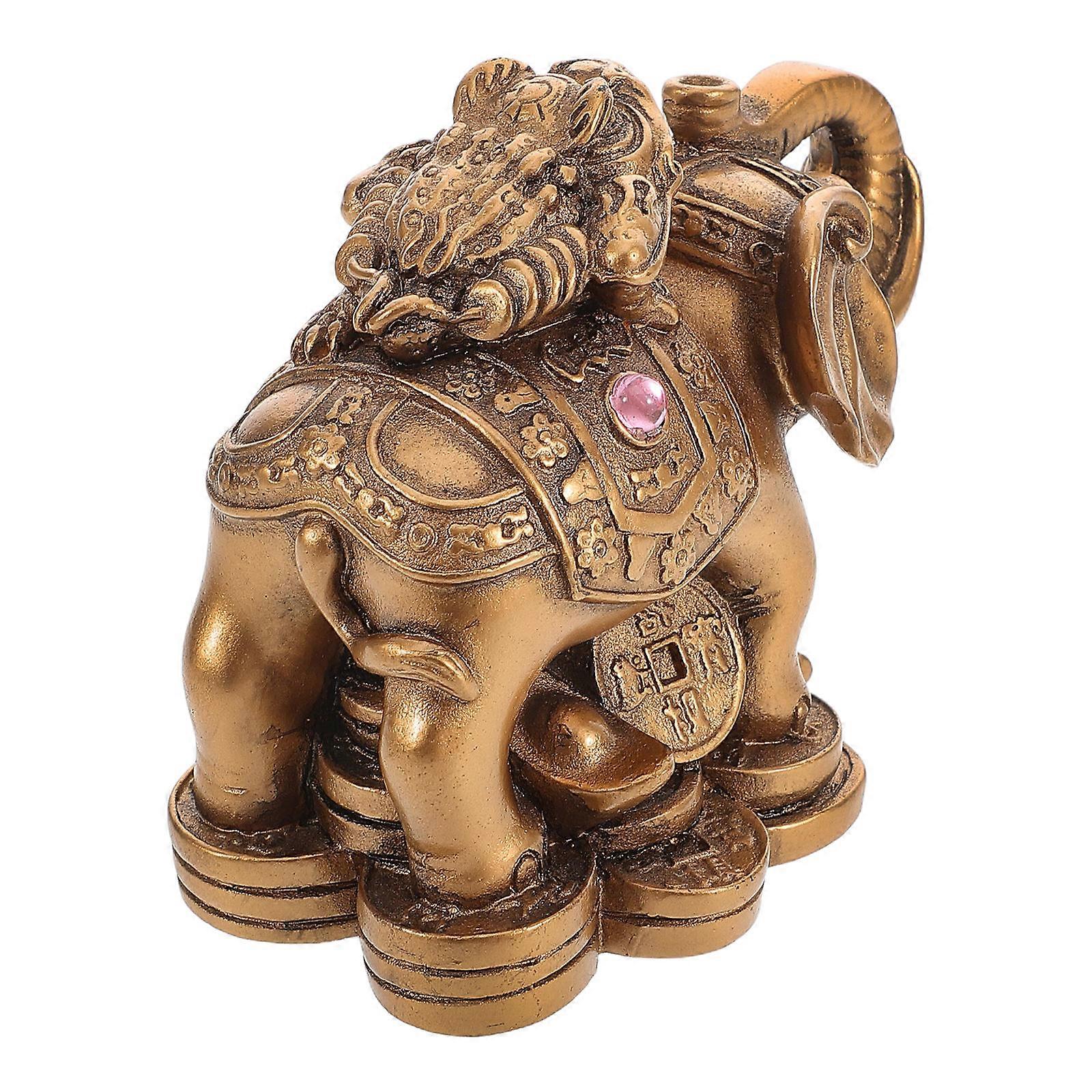 Decorative Resin Elephant Figurine for Decoration 3Pcs Unique Design