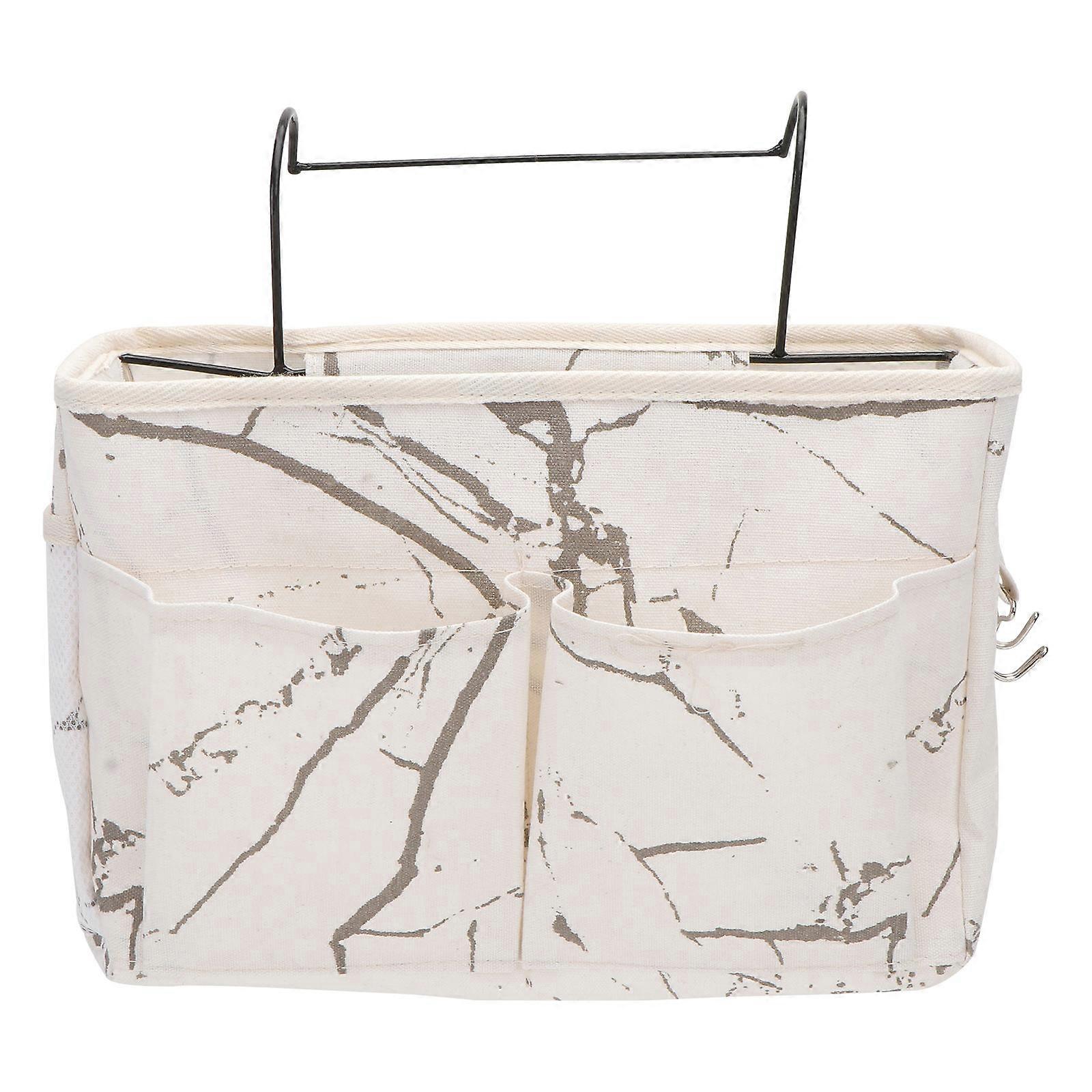 Multi-Grid Hanging Bag Bedside Hanging Bag for Storage Use 3Pcs