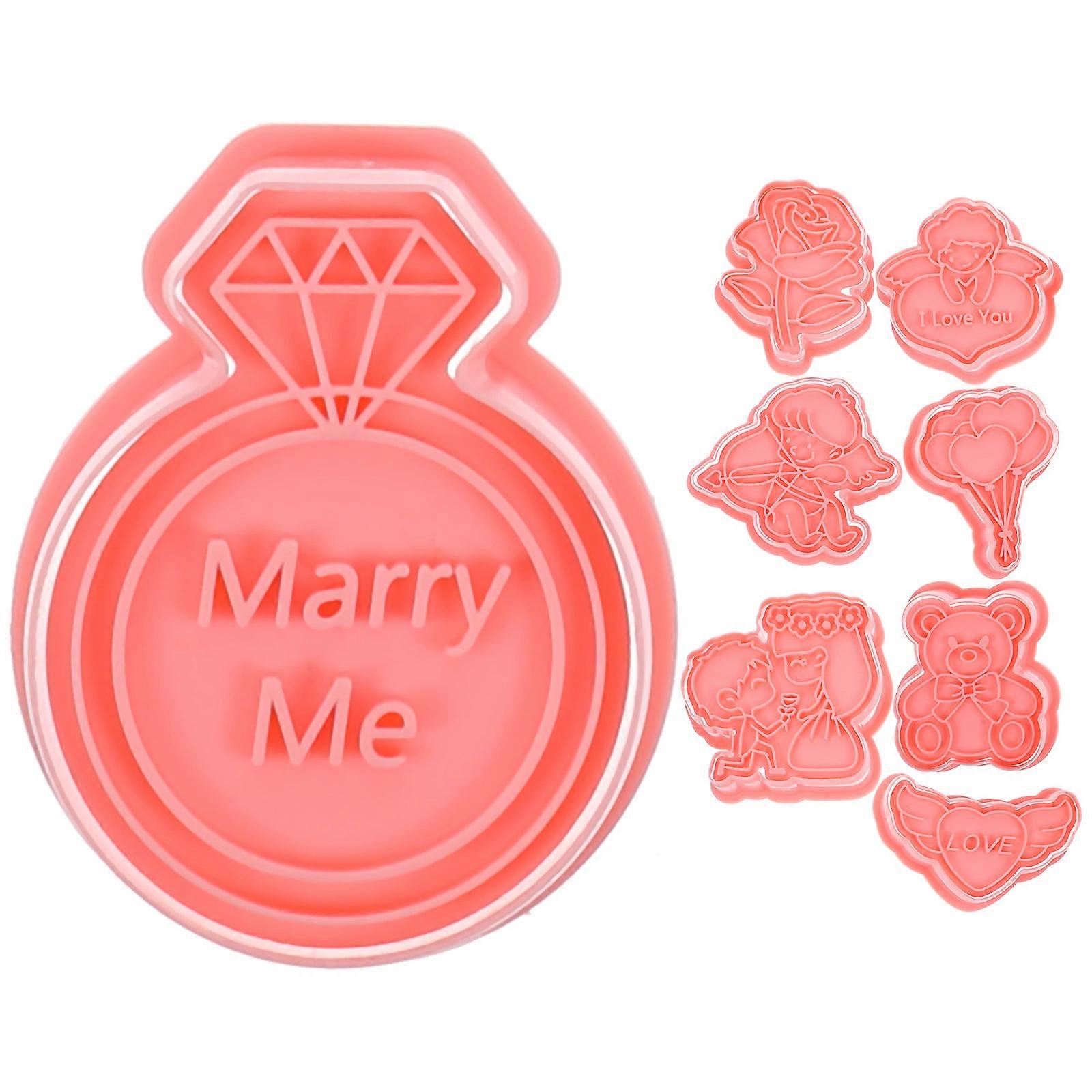 Valentine's Day Chocolate Molds 32 Pcs Baking Tools For Home Kitchen With Cartoon Shape Design And High Flexibility