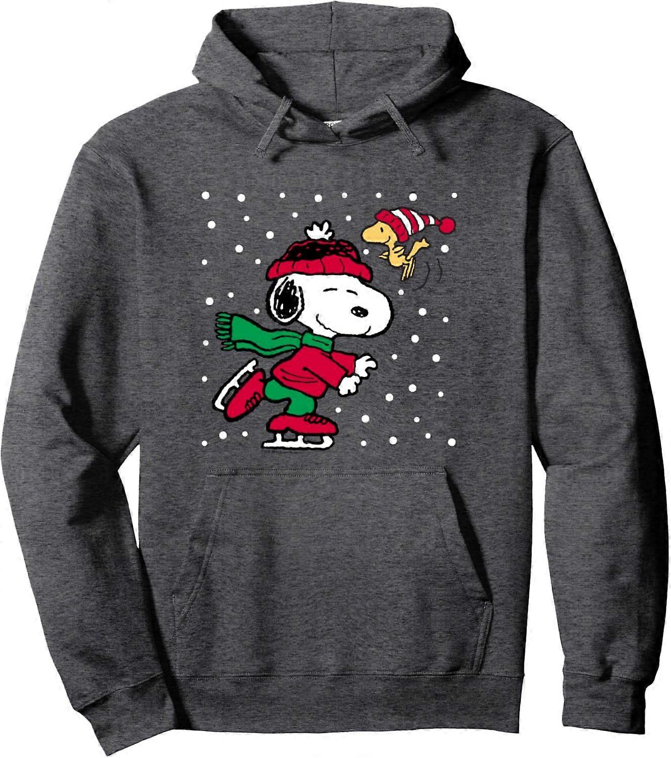 - Weihnachts-Snoopy-Eislauf-Kapuzenpullover YX 1796