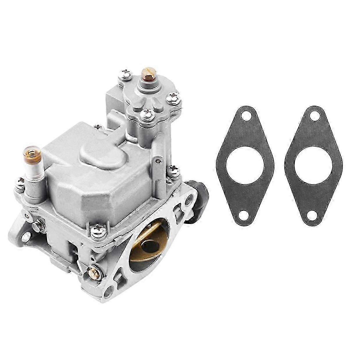 Outboard Motors Engine 66M-14301-12 Carburetor Assy with Gaskets (2 Pcs) 66M-13646-00 for 4 Stroke 15Hp F15