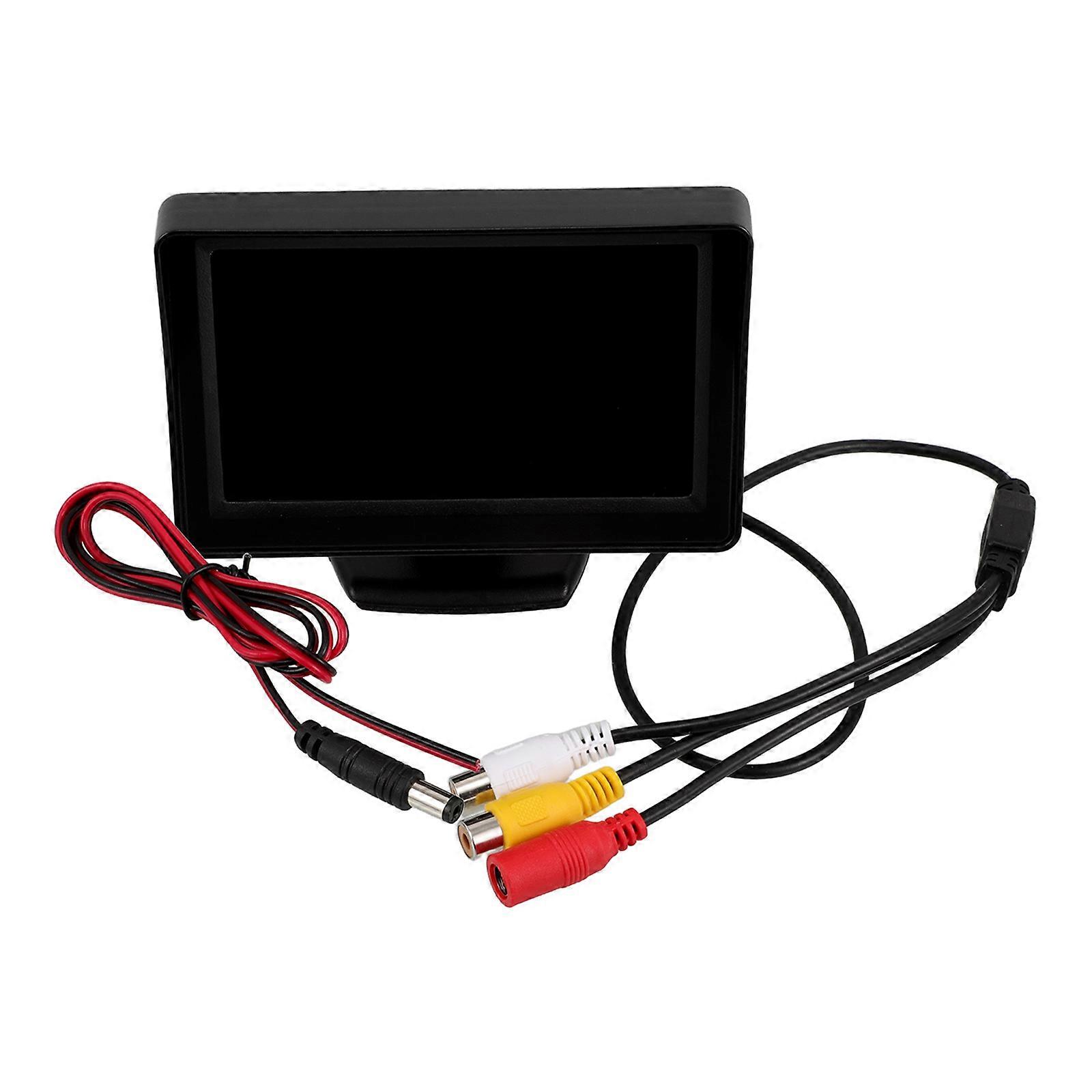 Universal Rear View Monitor Display For Vehicles 3Pcs High Definition Backup Camera Easy Installation