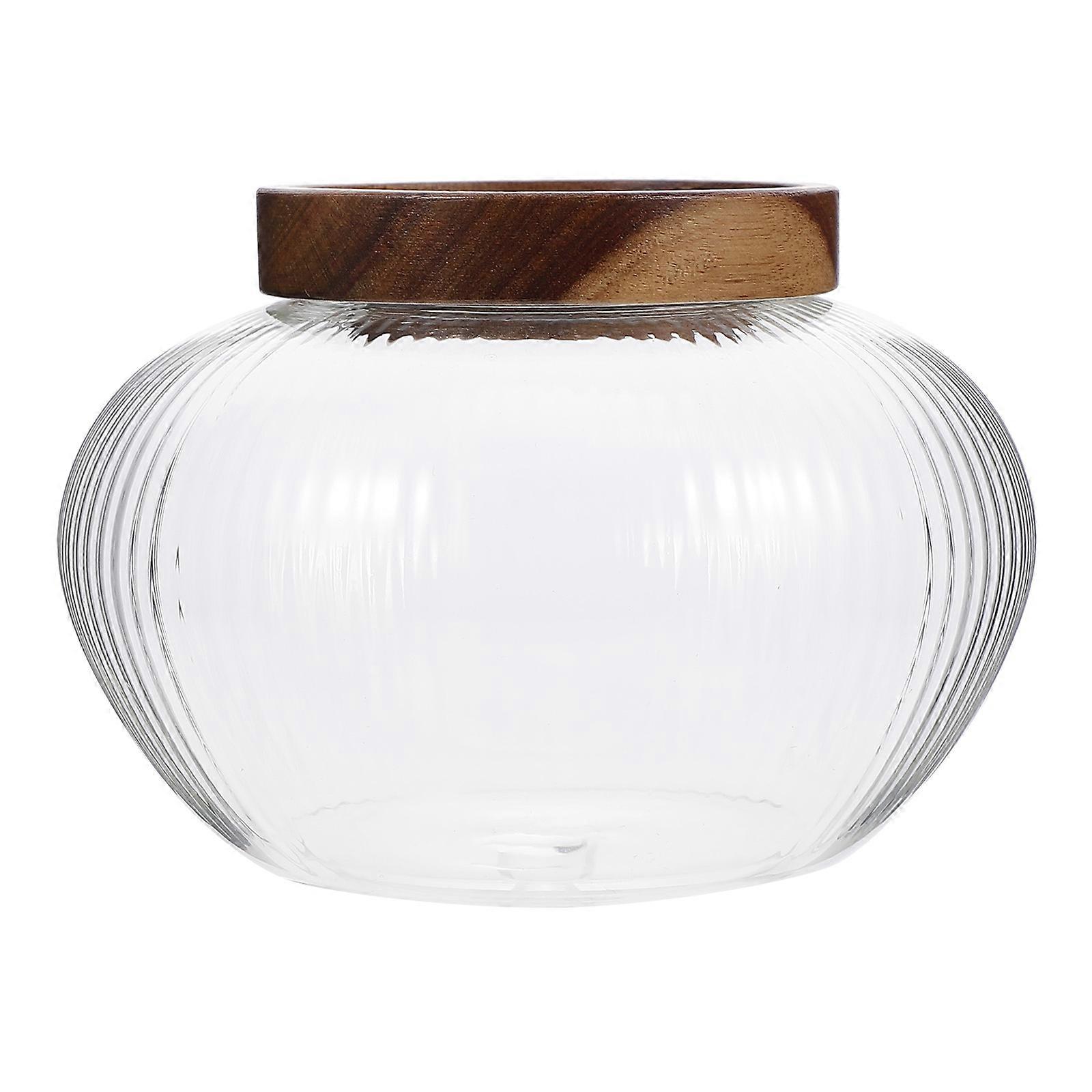 Glass Tea Jar for Tea Storage Pot Sealed Storage Container