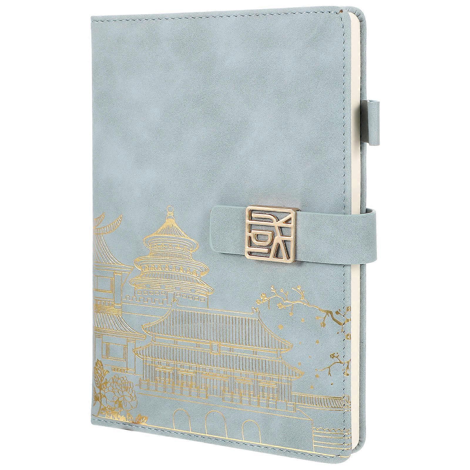 Schedule Management Notepad 4Pcs Vintage Design Portable Daily Use Notebook With Buckle Closure For Classmates Family