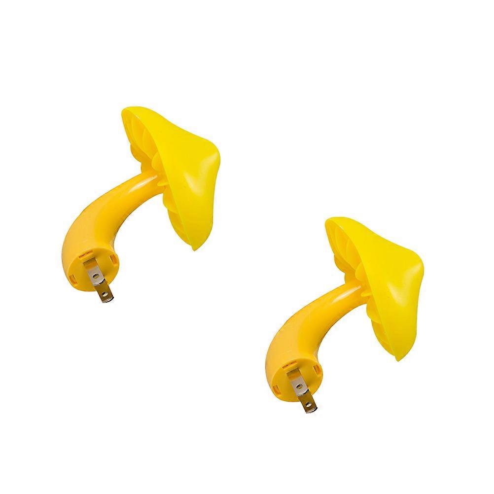 Light Controlled LED Mushroom Night Light for Lighting 4Pcs Yellow