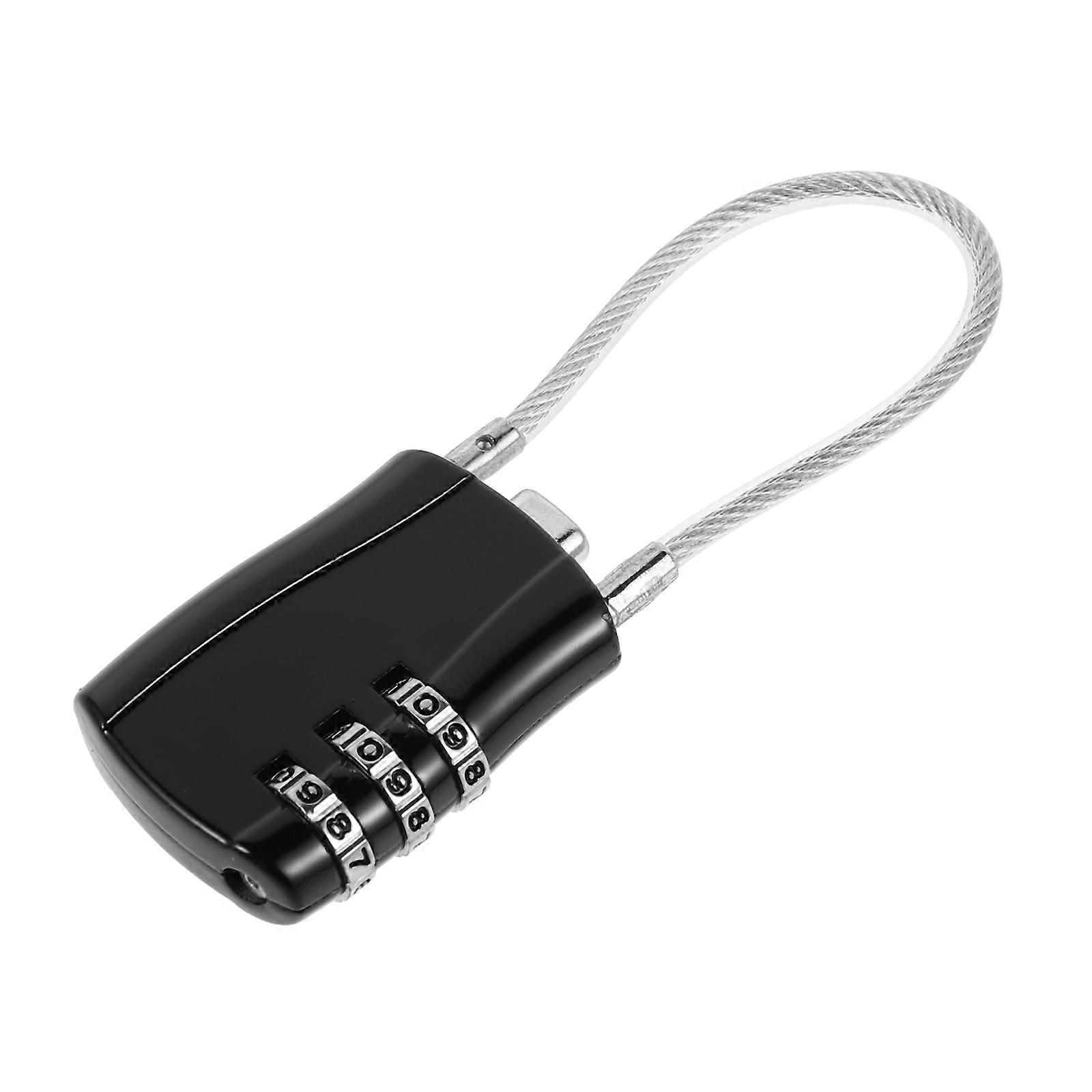 Gym Locker Lock Combination with 4Pcs Small Suitcase Padlocks