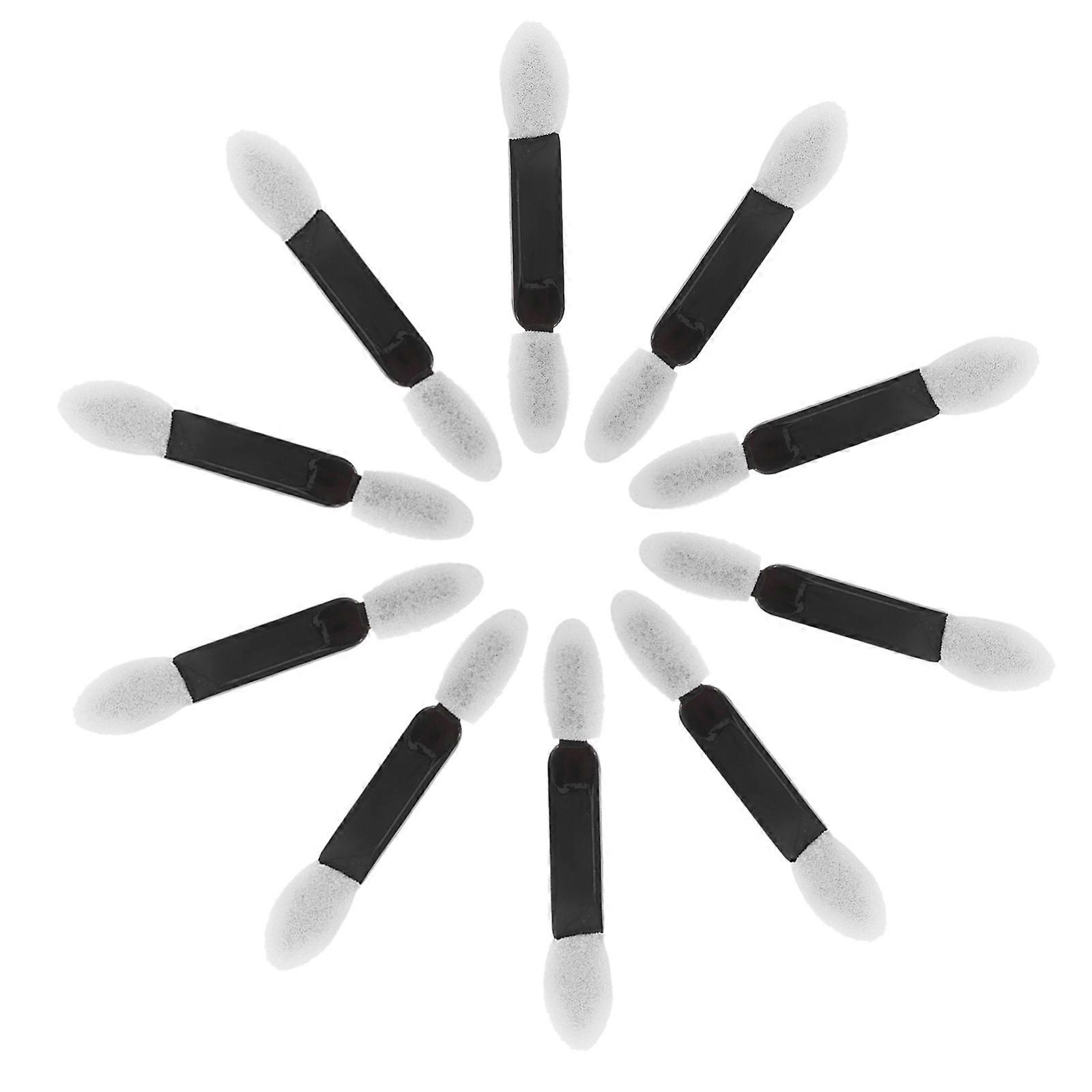 Brush Eyeshadow Double-Ended Sponge Eye Shadow Applicators for Makeup Use 100Pcs