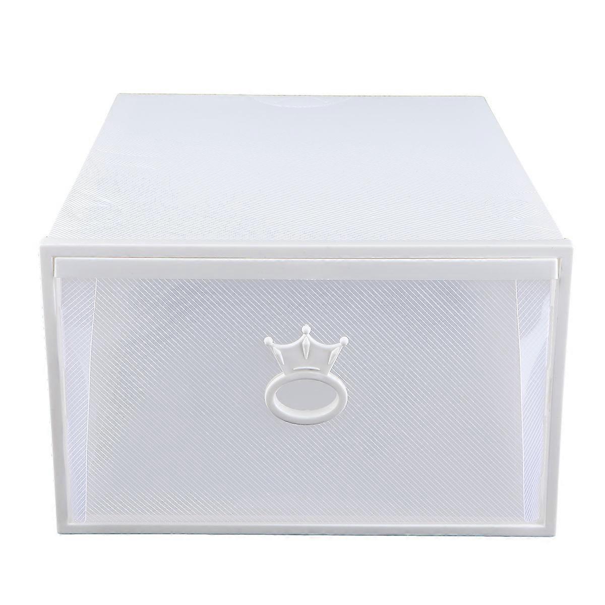 Shoe Storage Container for Storage 2Pcs Thickened Transparent Plastic Shoes Box