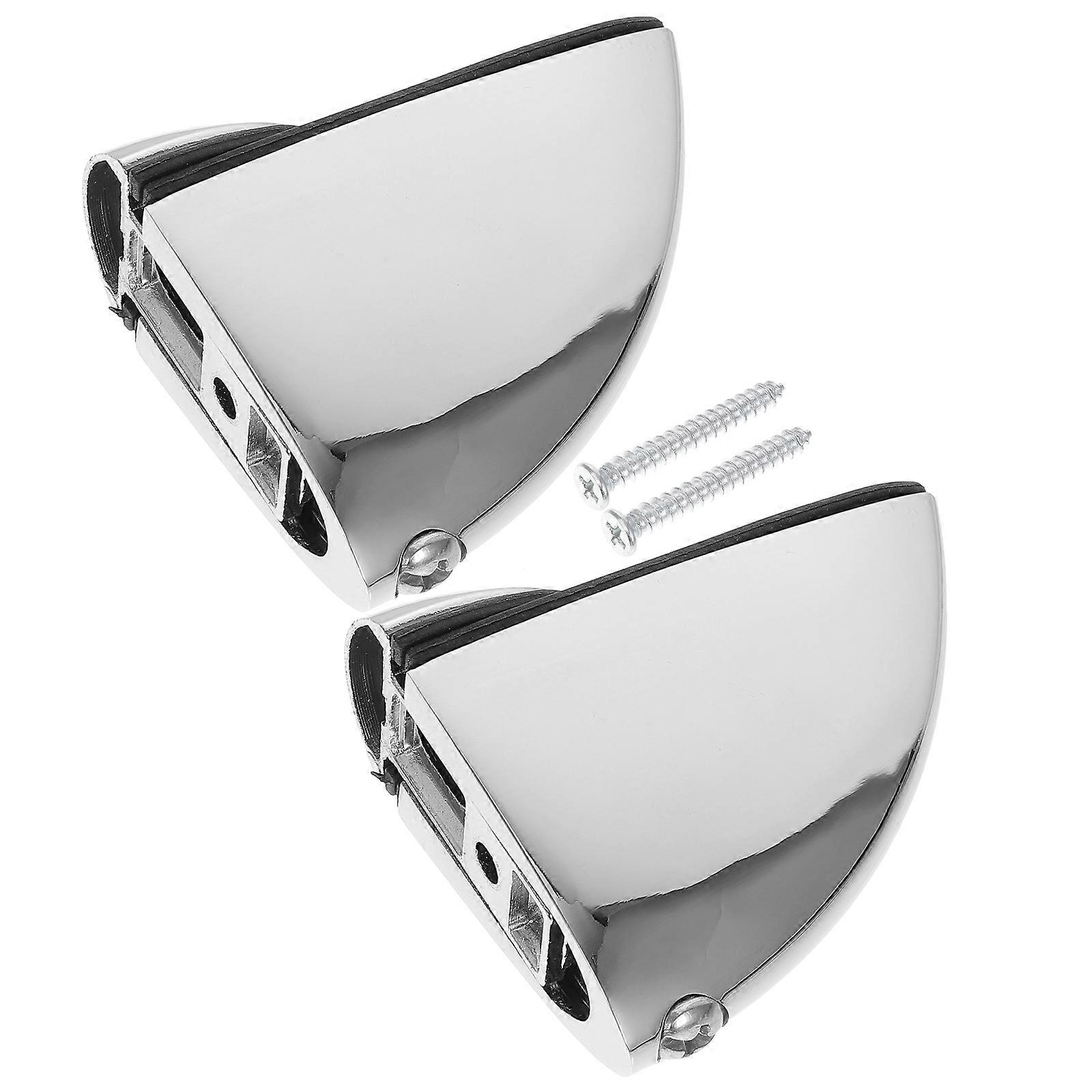 Mirror Holder Clips 10 Pcs For DIY Users Anti-slip Glass Fixing Modern Simple Design Silver