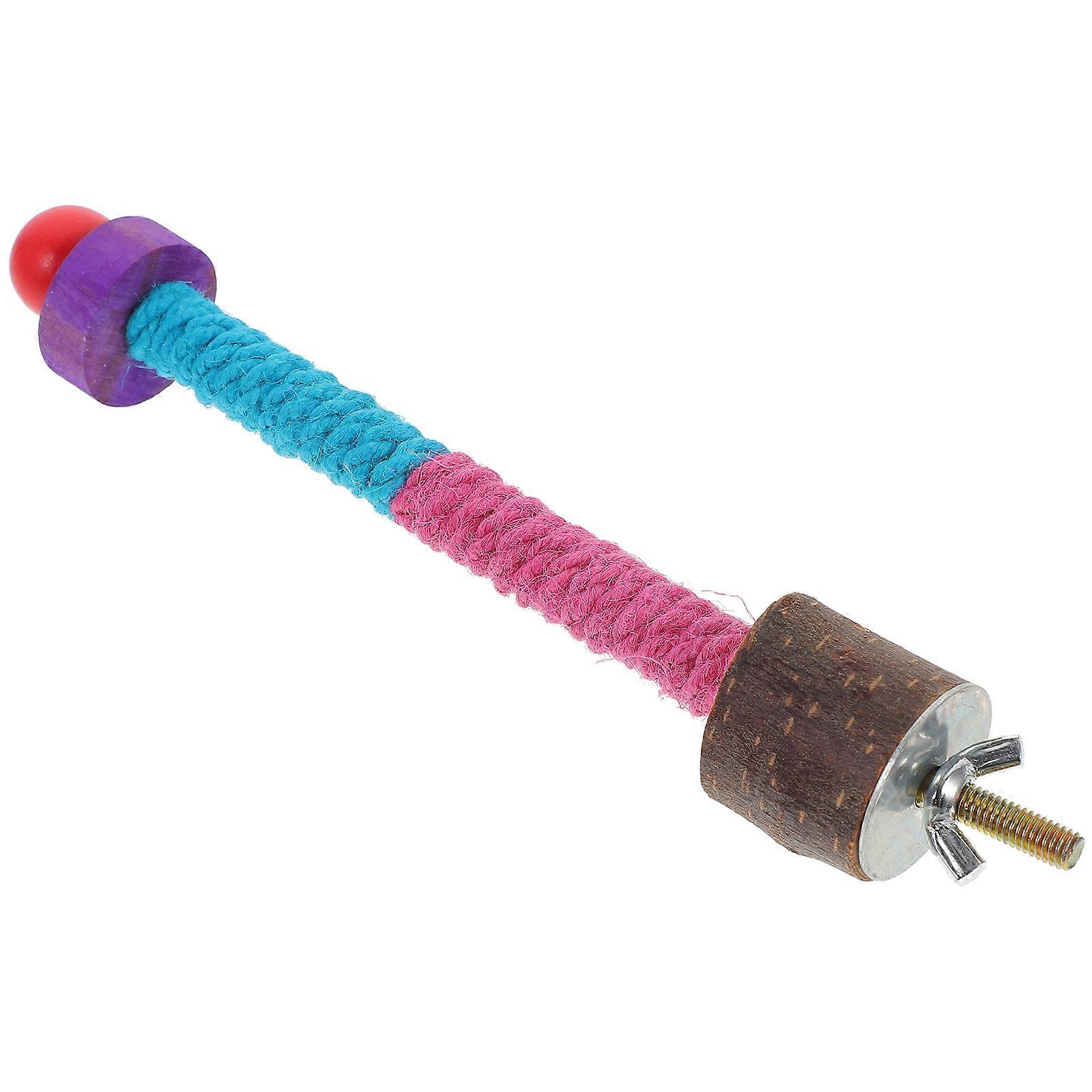 Bird Perch Stand Parrot Perch for Cage Use 5Pcs Comfortable Grip Design