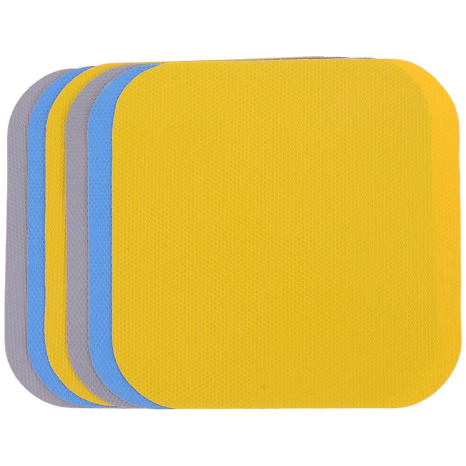 12 Pcs Rubber Jar Opener Gripper Pads Kitchen Use Non-skid Square Mats Perfect for Home Users