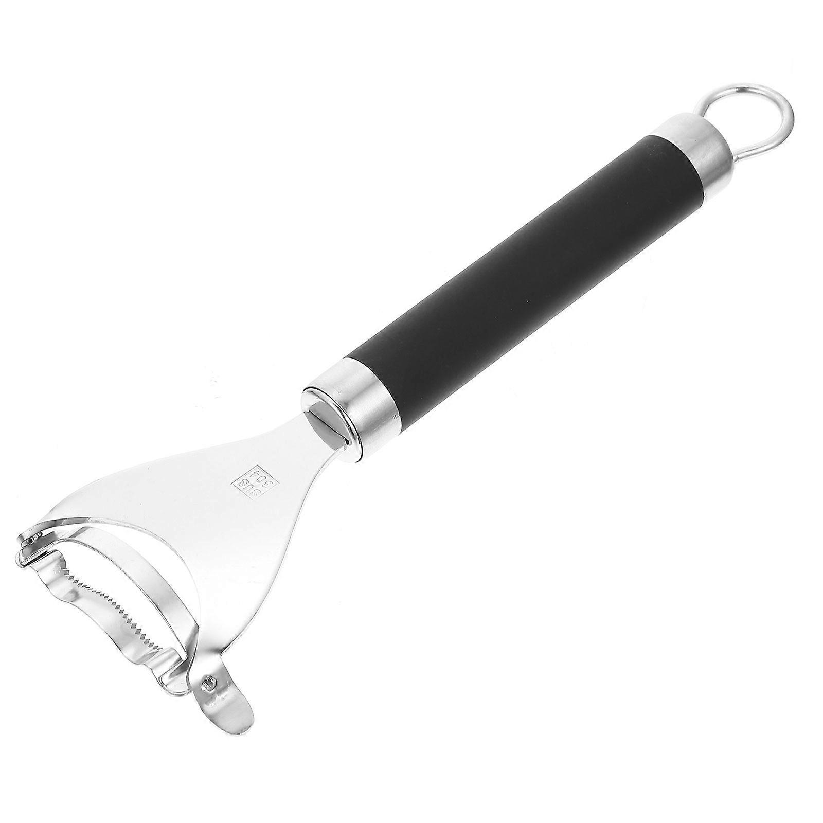 Black Handle Corn Stripper Hand Operated Corn Thresher Remove Corn Kernels Cooking Gift for Home Enthusiasts 1Set