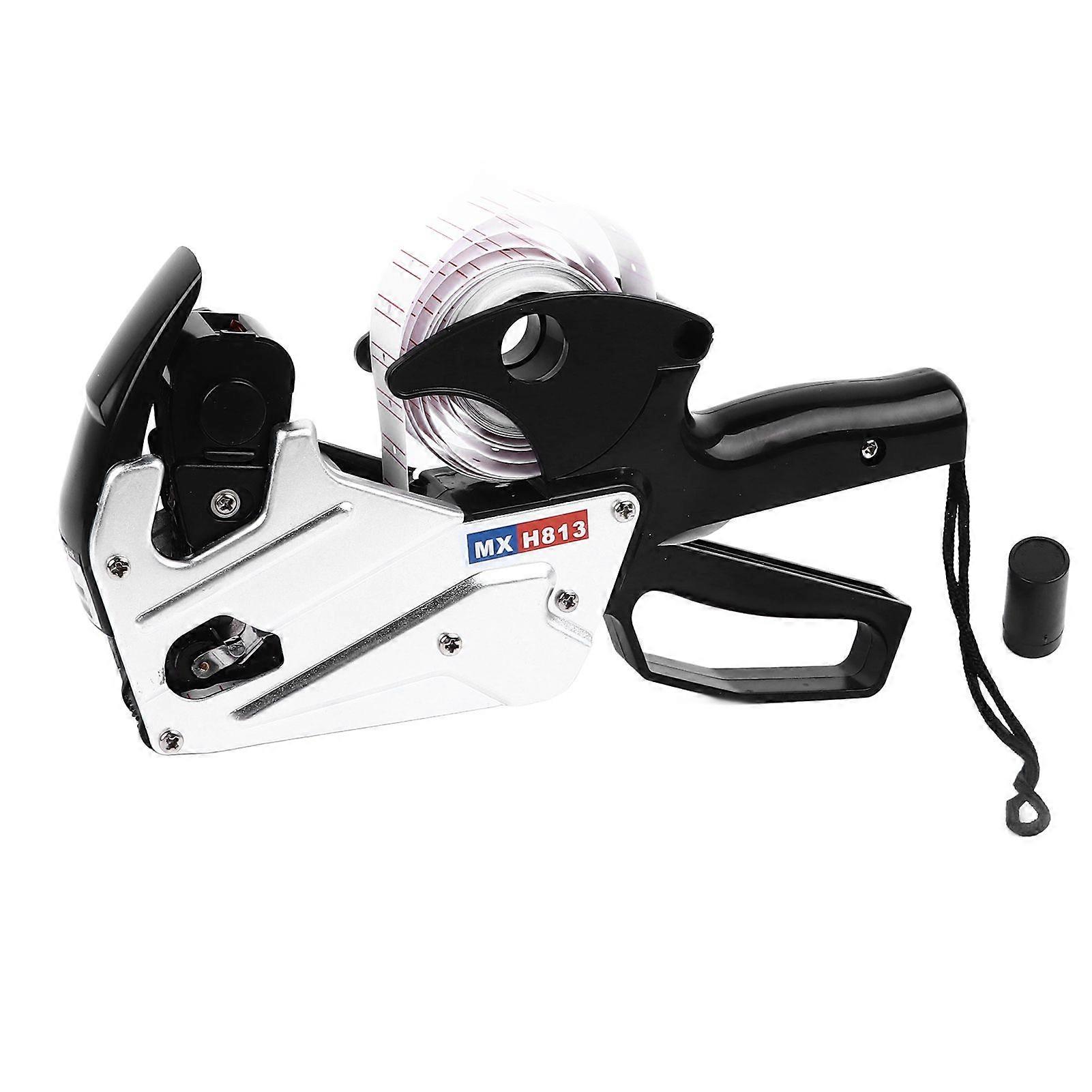 8 Digits Price Tag Gun Single Row Clear Print Multi Functional Price Marking Machine Price Labeller Tool for Supermarket