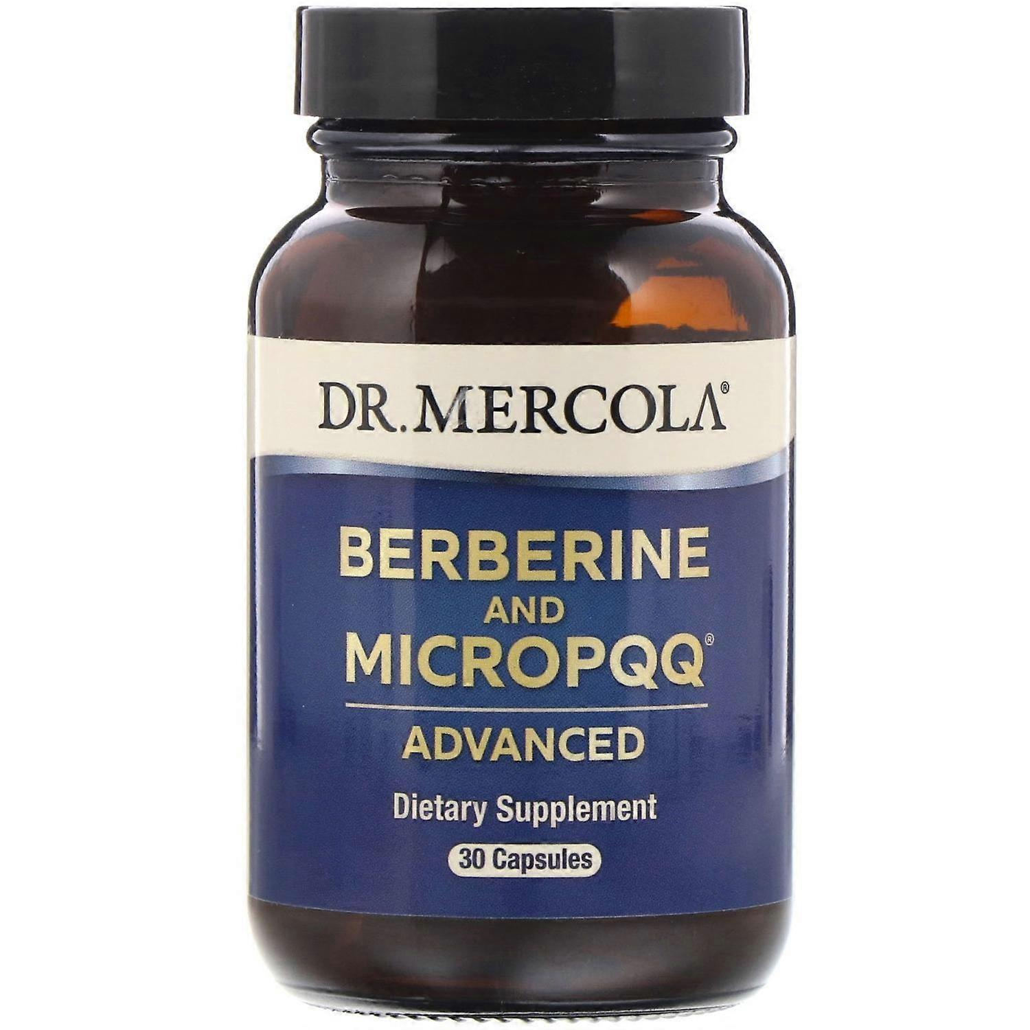 Dr. Mercola, Berberine and MicroPQQ Advanced, 30 Capsules