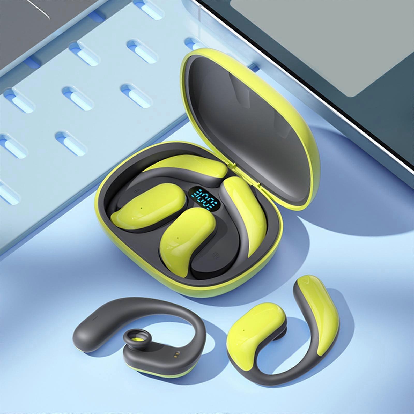Jacenvly Wireless Bluetooth Earphones, True Wireless, Bone Conduction, No In-Ear, Sound Leakage Free, Stereoscopic Sound, Advanced Sports Compatible