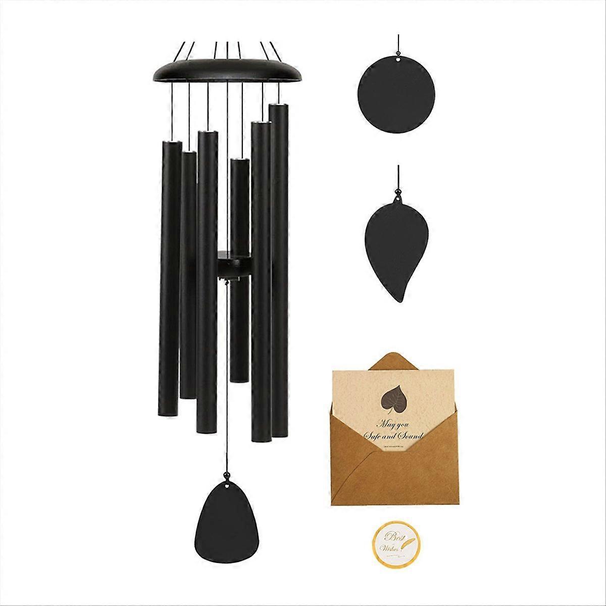 Wind Chimes for Outside, 3 Replaceable Wind Catchers, Wind Chime with Deep Tone,Large Windchime, Win