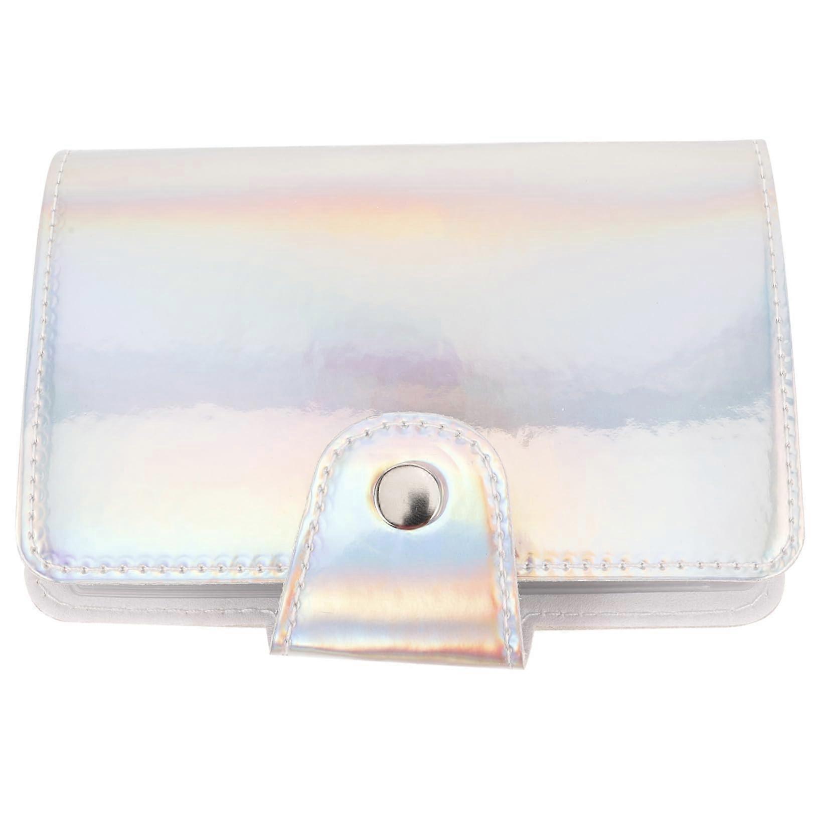 Nail Stamping Plate Bag With Snap Button Closure Nail Stencil Case Multi Slot Organizer For Manicure Enthusiasts