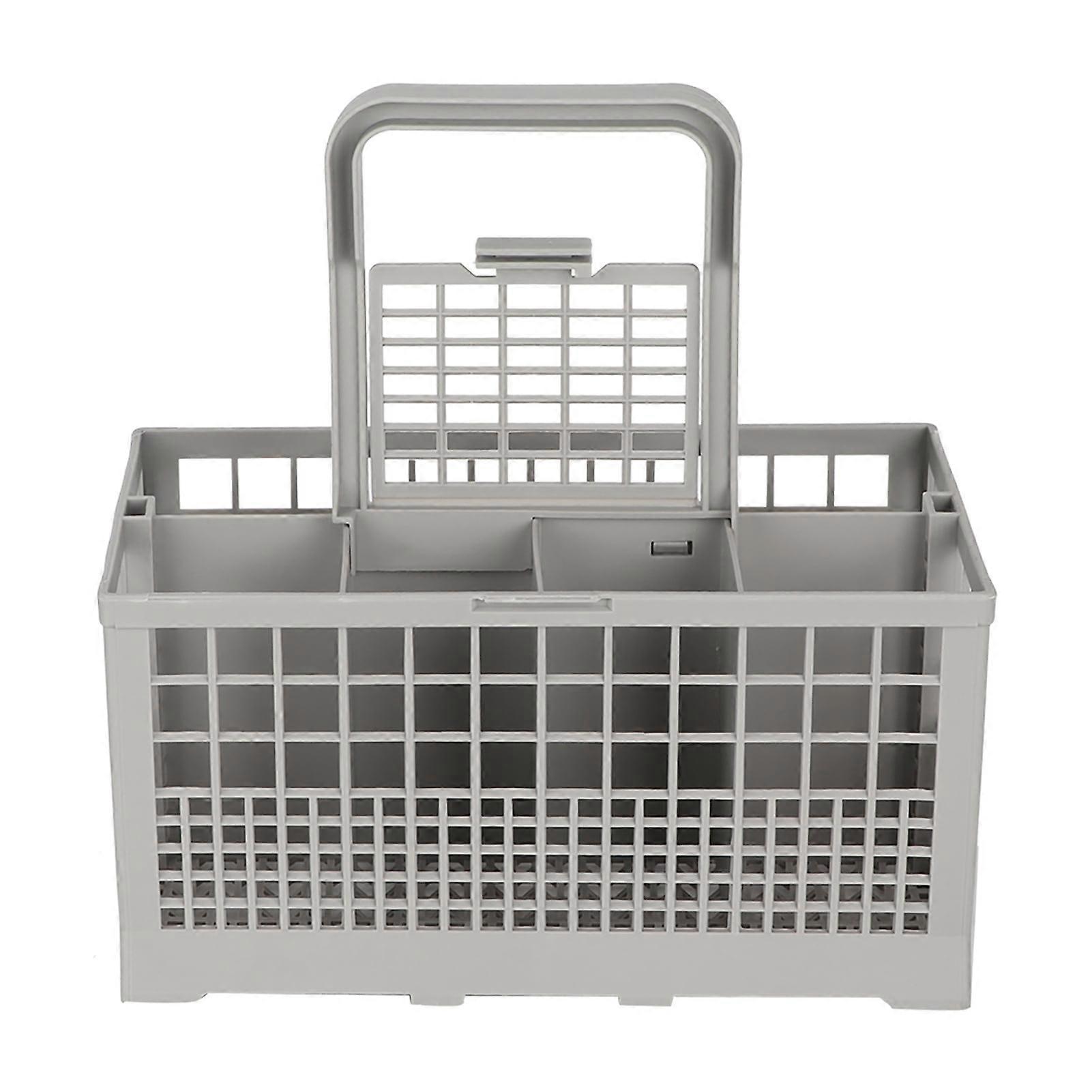 Drainer Basket Flatware Storage Drainer Universal Cutlery Basket Replacement Box for Multipurpose Dishwashers With handle