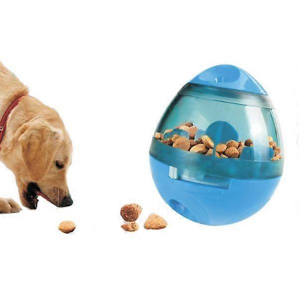 Tailtoys Dog Feeder Tumbler Ball - Increases IQ Toy Blue