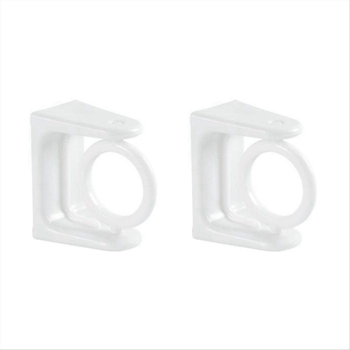 360 Rotatable Pole Fixator for Non-drilling Adhesive Hooks Towel Rod