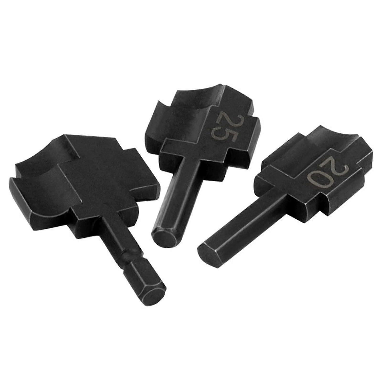 Hexagonal Handle Lifting Drill Bit 3 Piece Set Water Pipe Woodworking Reamer Chamferer Step Drill 20/25/32mm Metal Bit