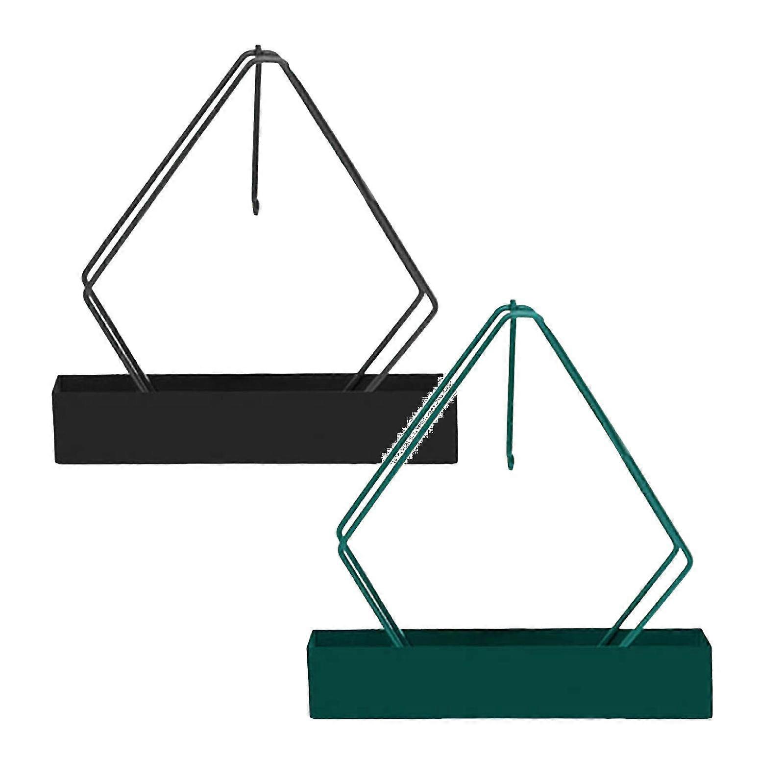 Desktop Coil Rack Decoration Diamond Metal *2PCS