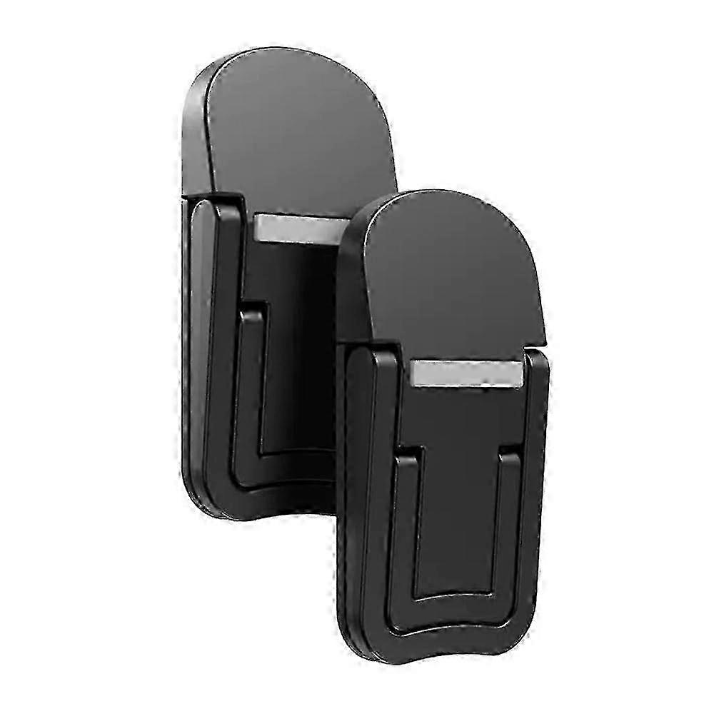 Laptop Stand Mini Foldable Laptop Stand 2Pcs UltraThin Invisible Bracket for 13'17.3' Notebook Laptop Riser(Black)