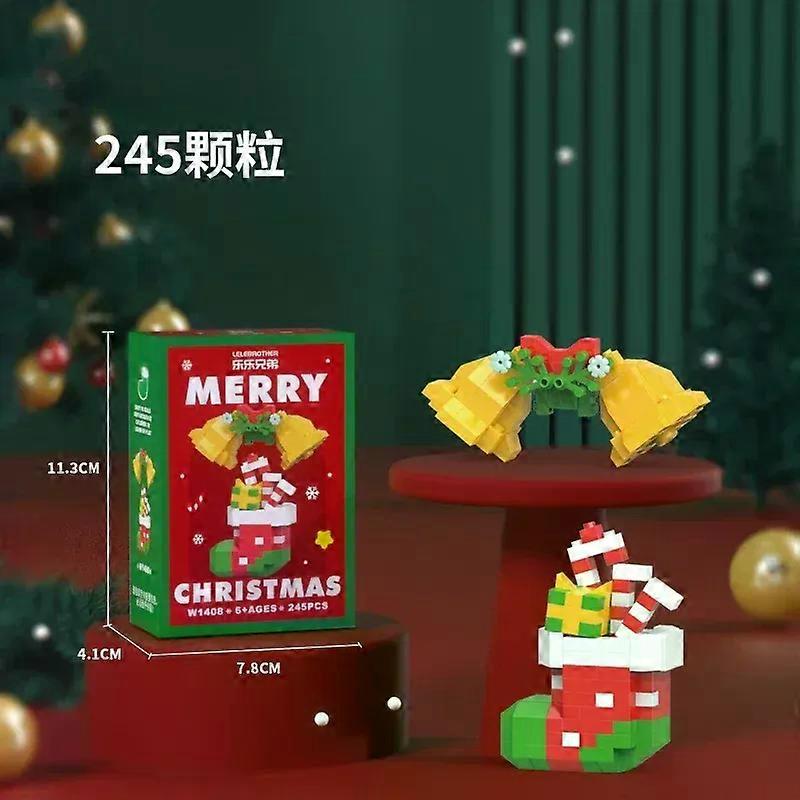 Christmas Advent Calendar Surprise Building Blocks Set Box Kid Toys Xmas Advent Calendar Bricks Diy Kit Childrens Gift Kalender